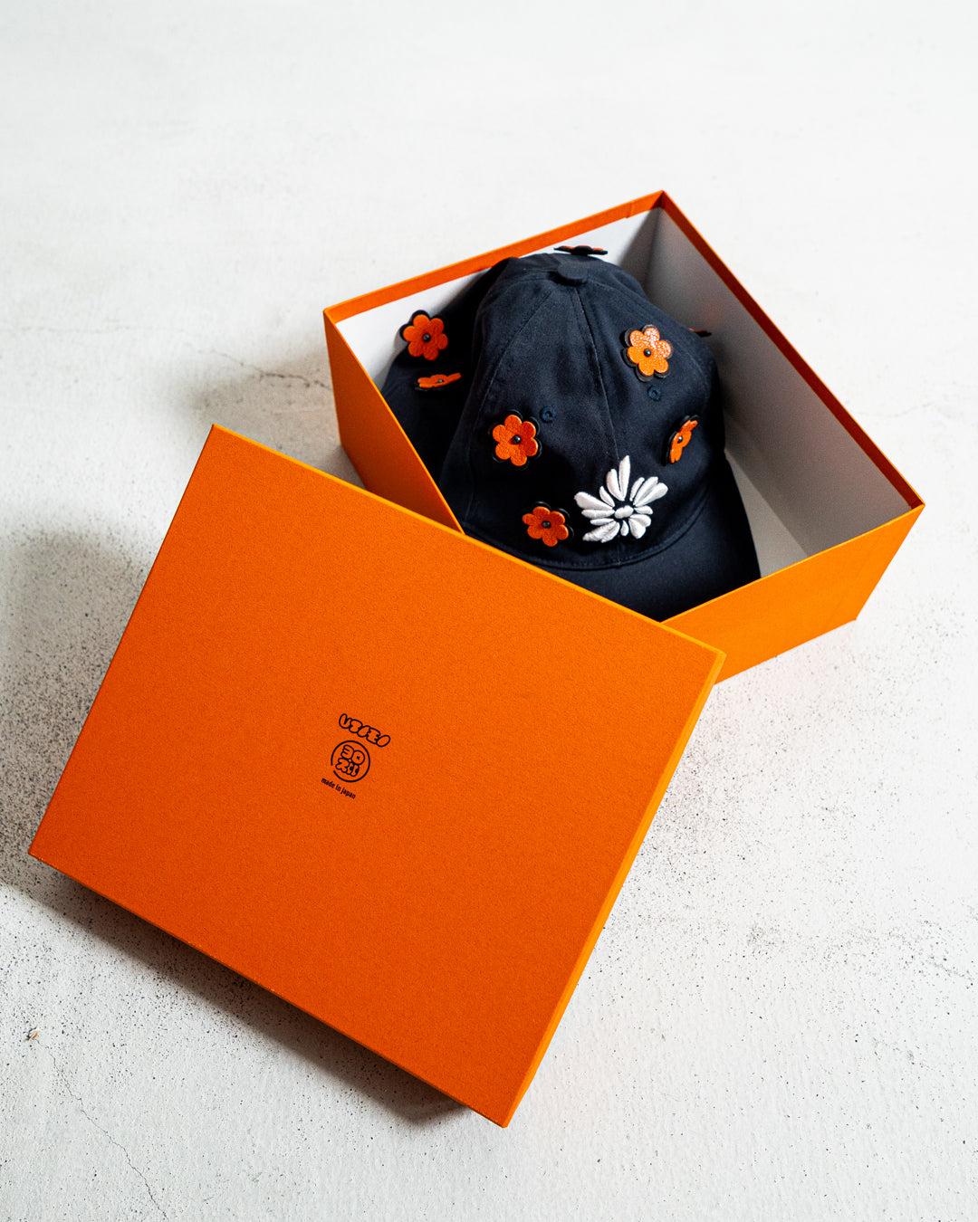 yorozu × NICK GEAR "YH LEATHER 3D FLOWER CAP"