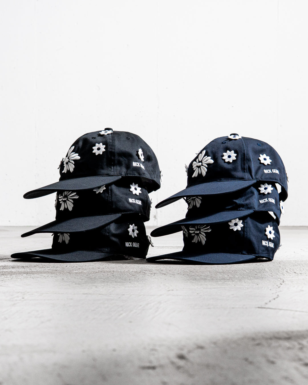 ニックギア　NICK GEAR 3D Flower Logo キャップ 通販] NICK GEAR(ニックギア) 3D Flower Logo Cap 商品ページ – zentex