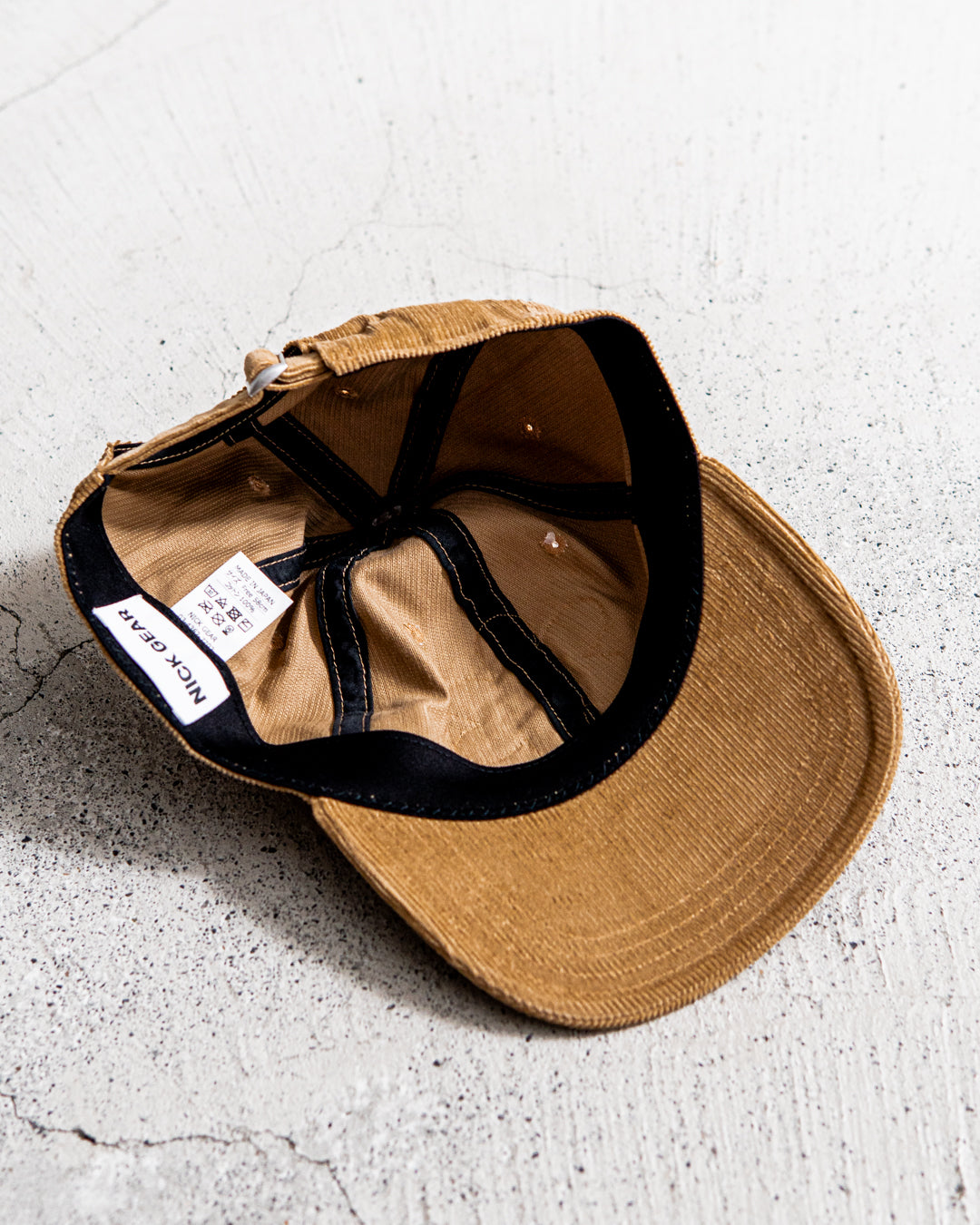 NICK GEAR Flower Chenille corduroy Cap