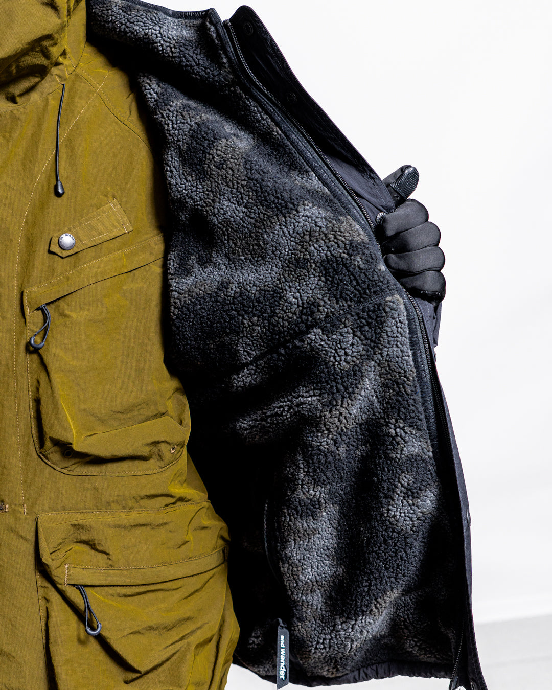 【Reversible item】and wander reversible boa jacket
