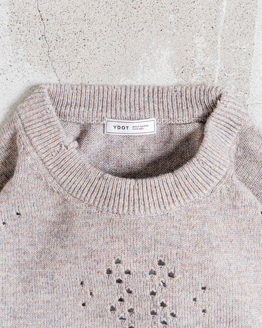 YDOT FRACTAL HOLE KNIT / MERINO