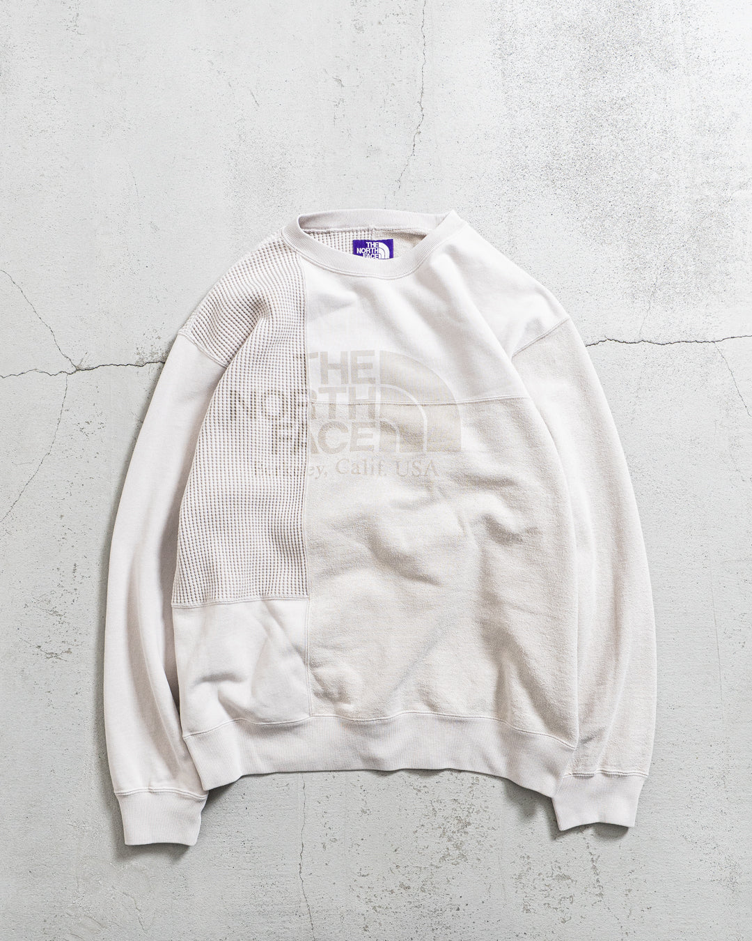 通販] THE NORTH FACE Purple Label Field Patchworked Crewneck