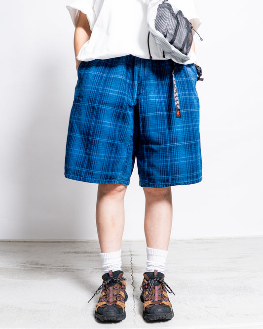 Gramicci LAGOON SHORT DENIM PLAID