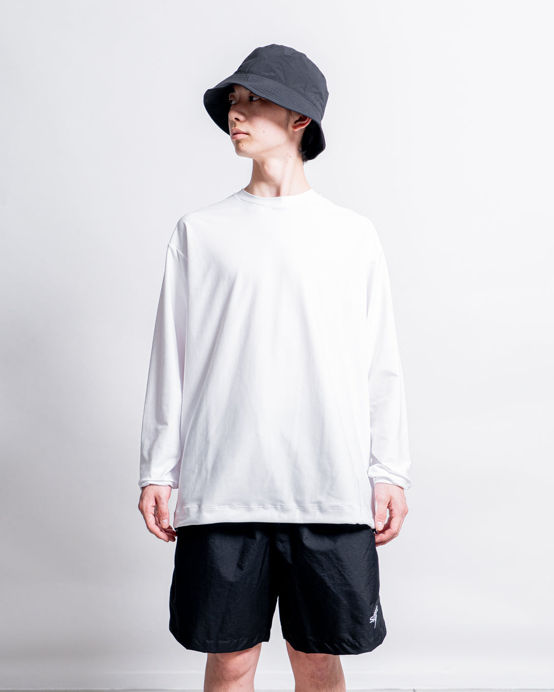 【Hybrid Tee / 水陸両用】Speedo (スピード) RASH GUARD CORD L/S TEE