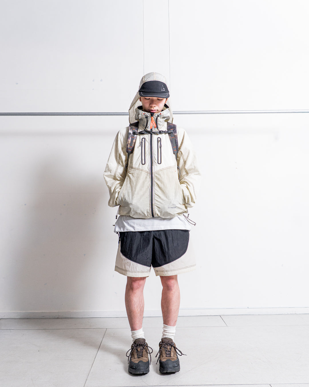 【collabolation】ROA × and wander ripstop wind short pants