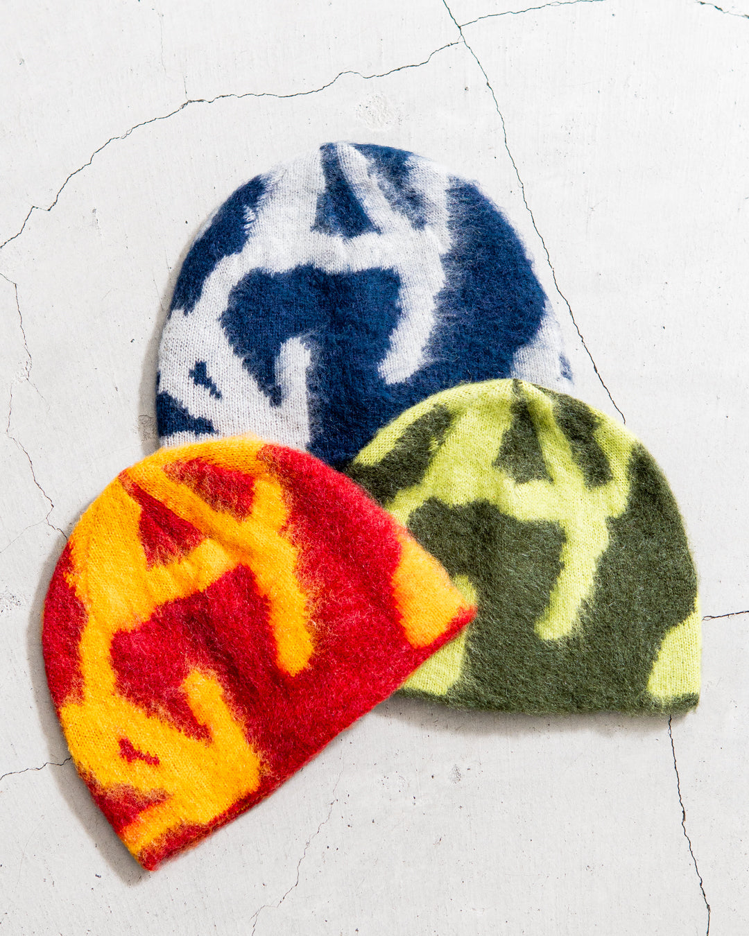 通販] GRAMICCI(グラミチ) MOHAIR BURLY RUNNINGMAN BEANIE 商品ページ