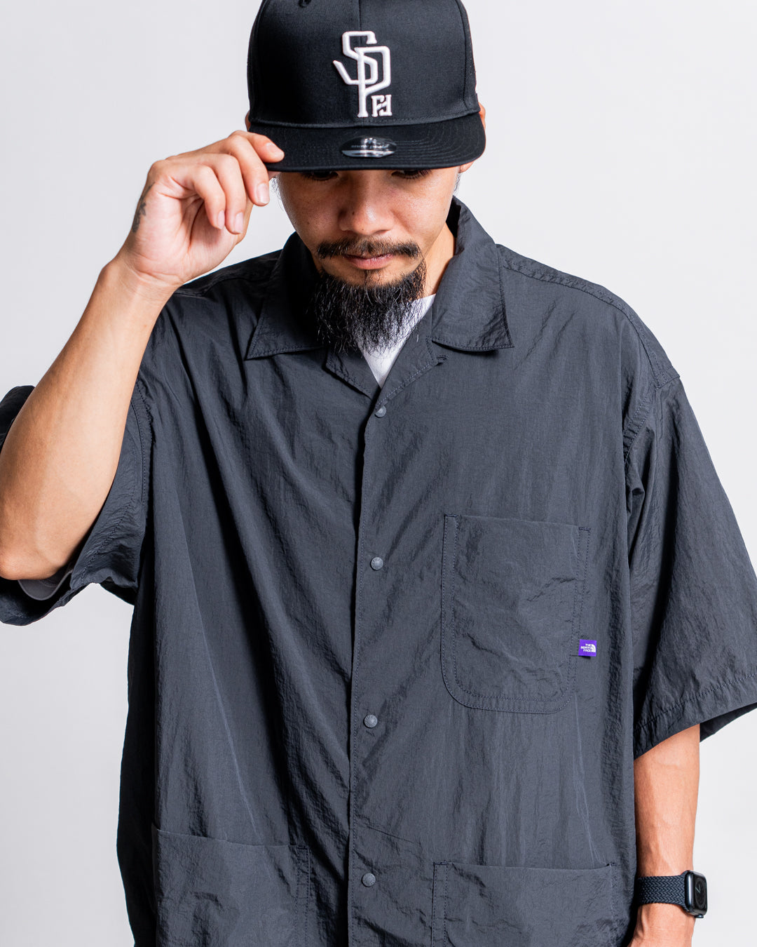 THE NORTH FACE PURPLE LABEL Nylon Taffeta Field S/S Shirt