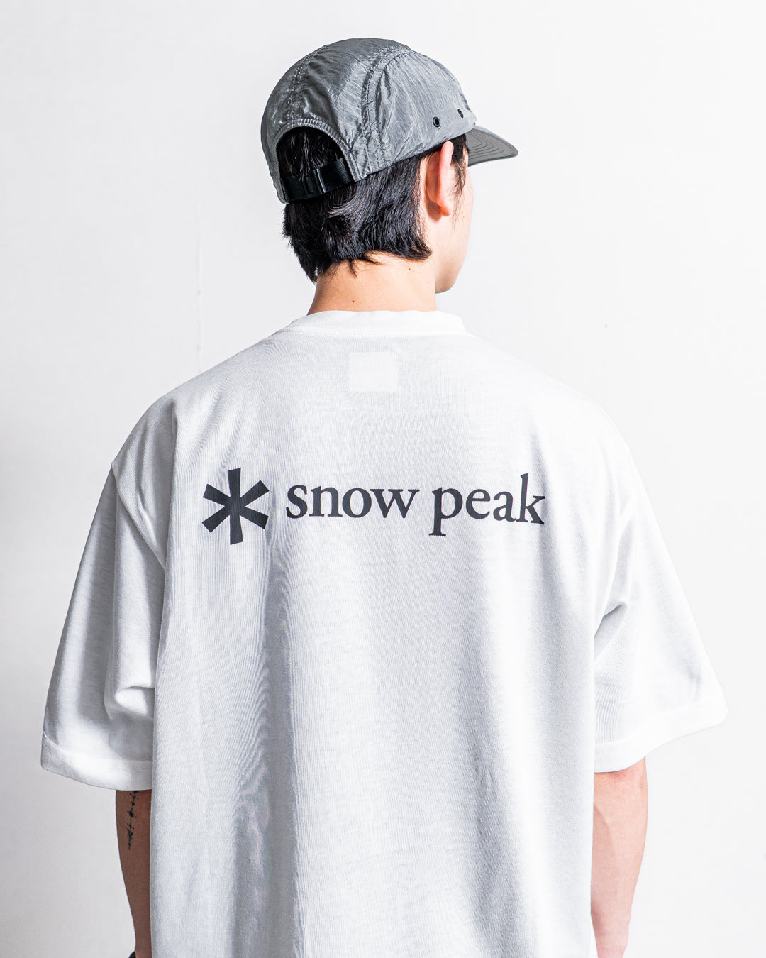 snow peak New Standard Back Printed Logo T-Shirt