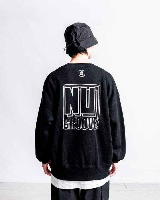 【8.8 sat 0:00 release】ISNESS MUSIC × NU GROOVE SWEATSHIRT LEFT CHEST