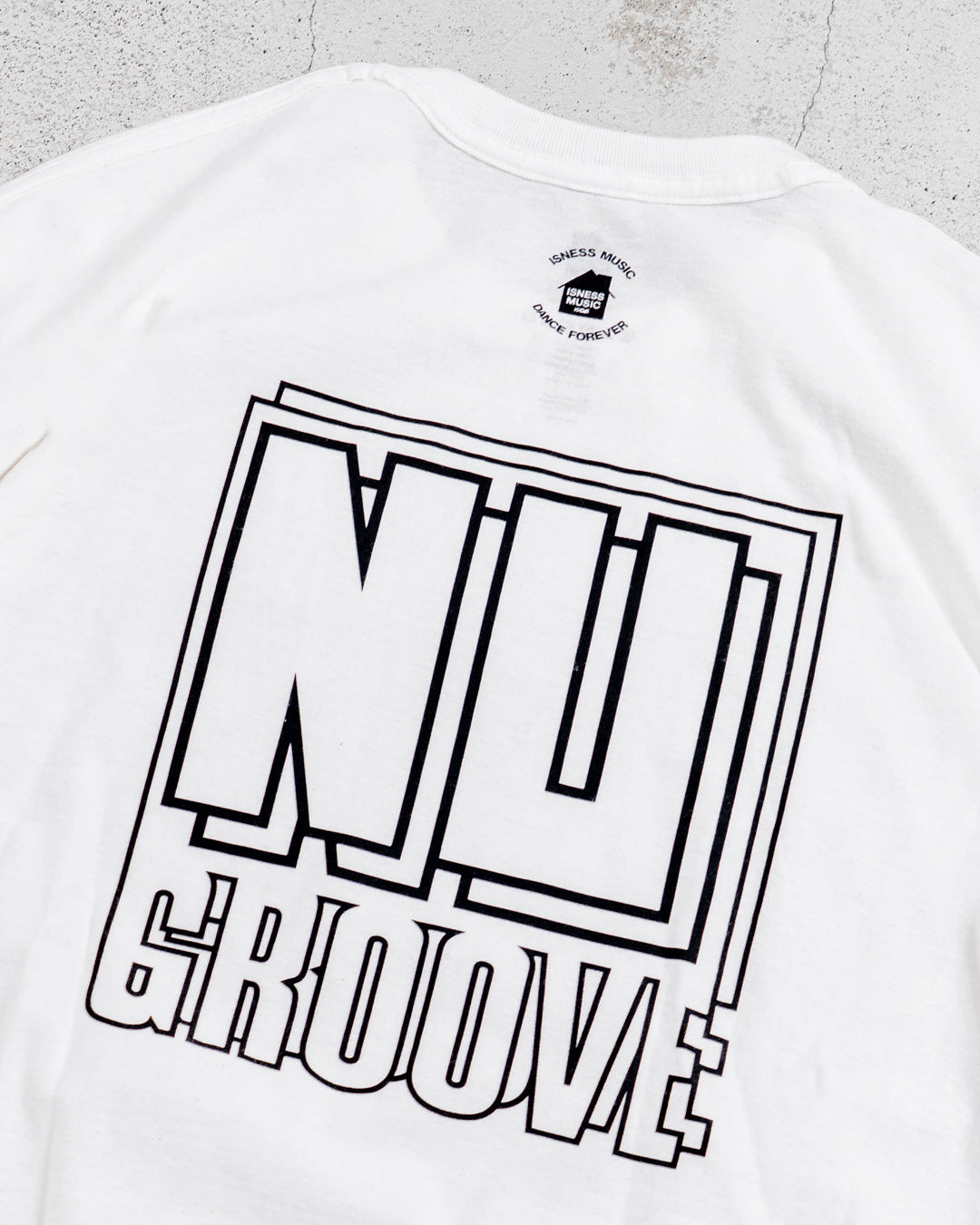 【8.8 sat 0:00 release】ISNESS MUSIC NU GROOVE T-SHIRT LEFT CHEST