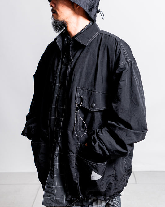 and wander crinkled nylon shrits jacket