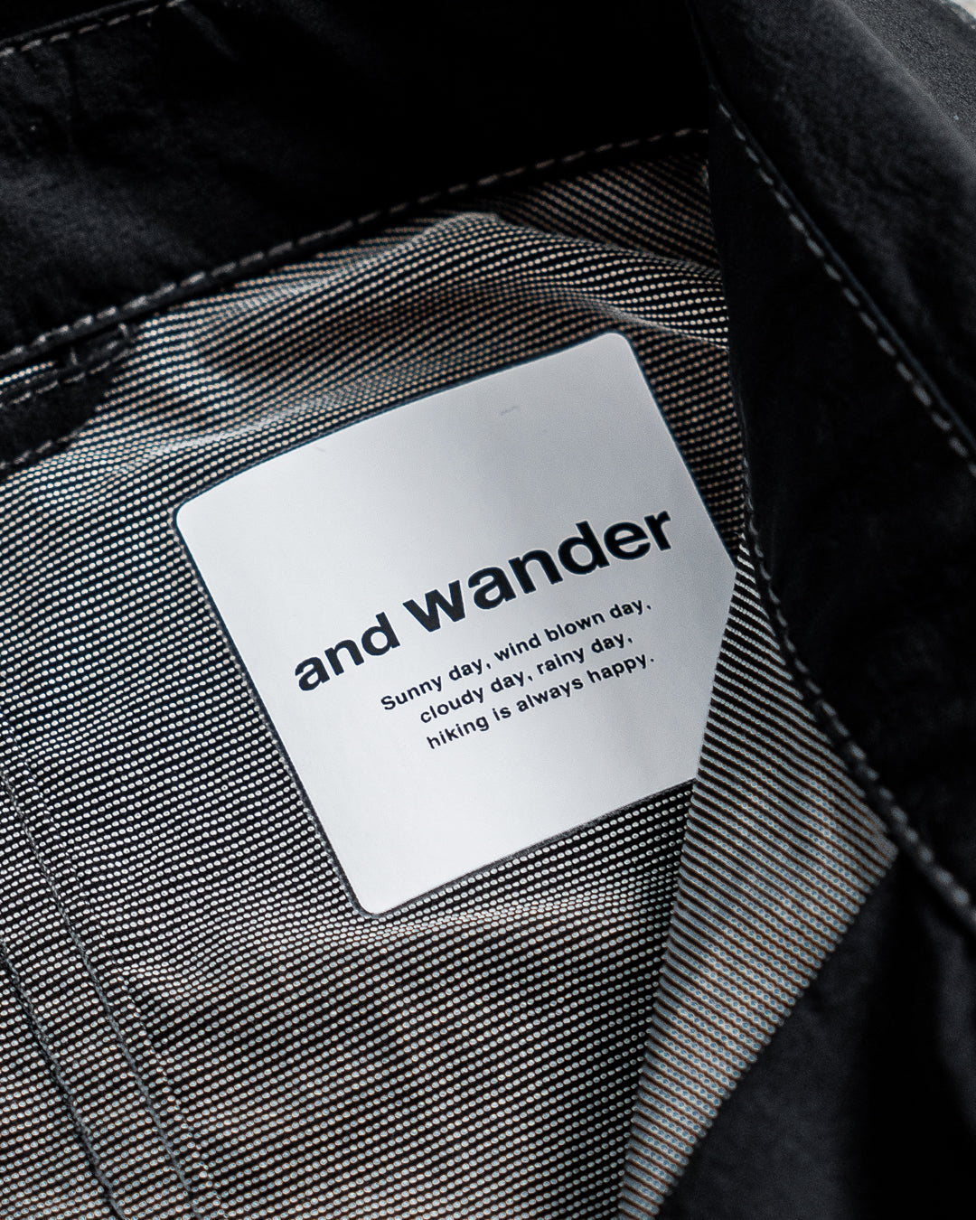 and wander crinkled nylon shrits jacket