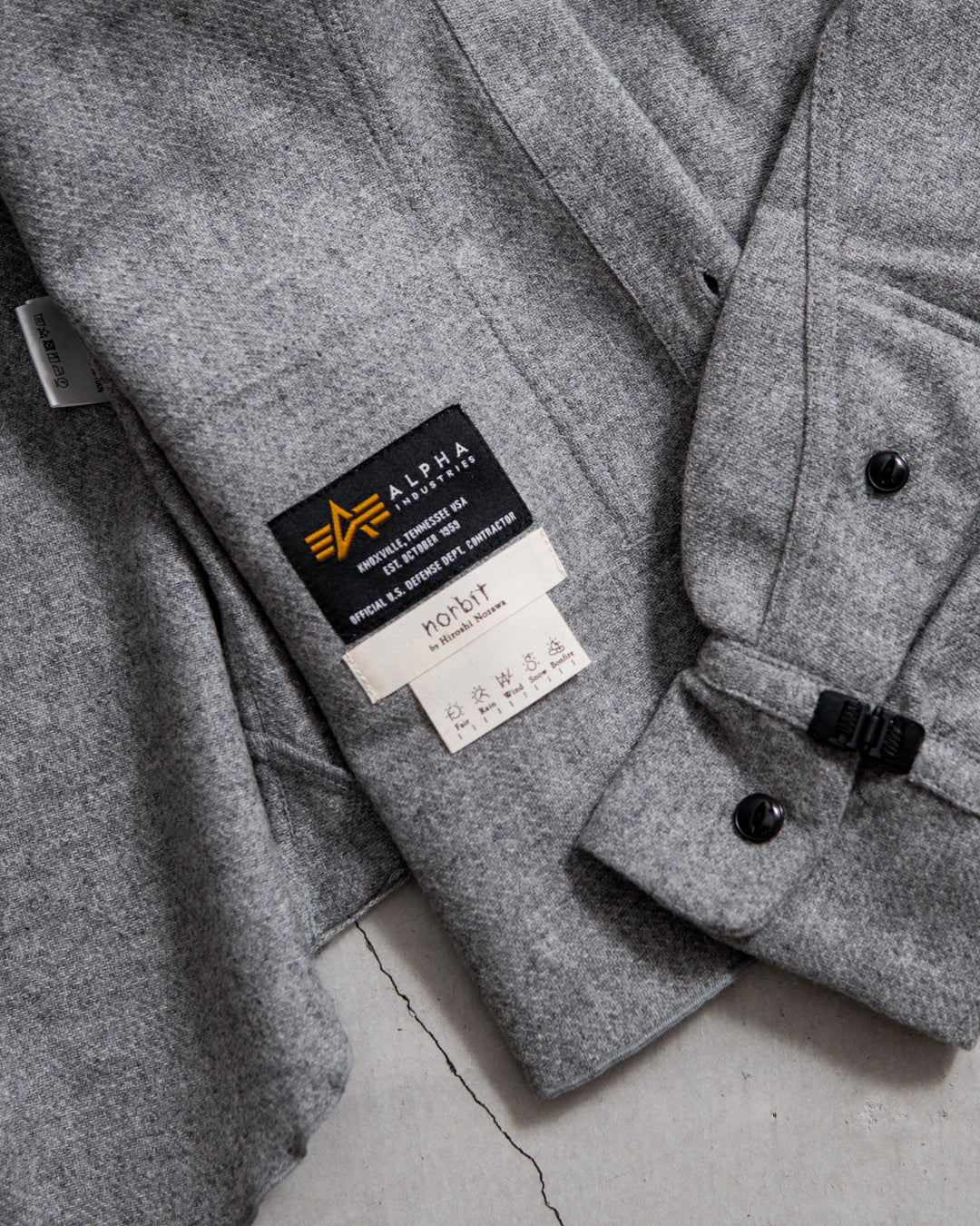 【Collaboration】norbit × Alpha industries Field work shirt