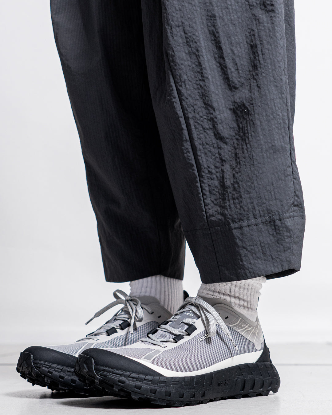 【zentex exclusive】norbit Shadow Stripe Cropped Easy Pants "zentex custom"