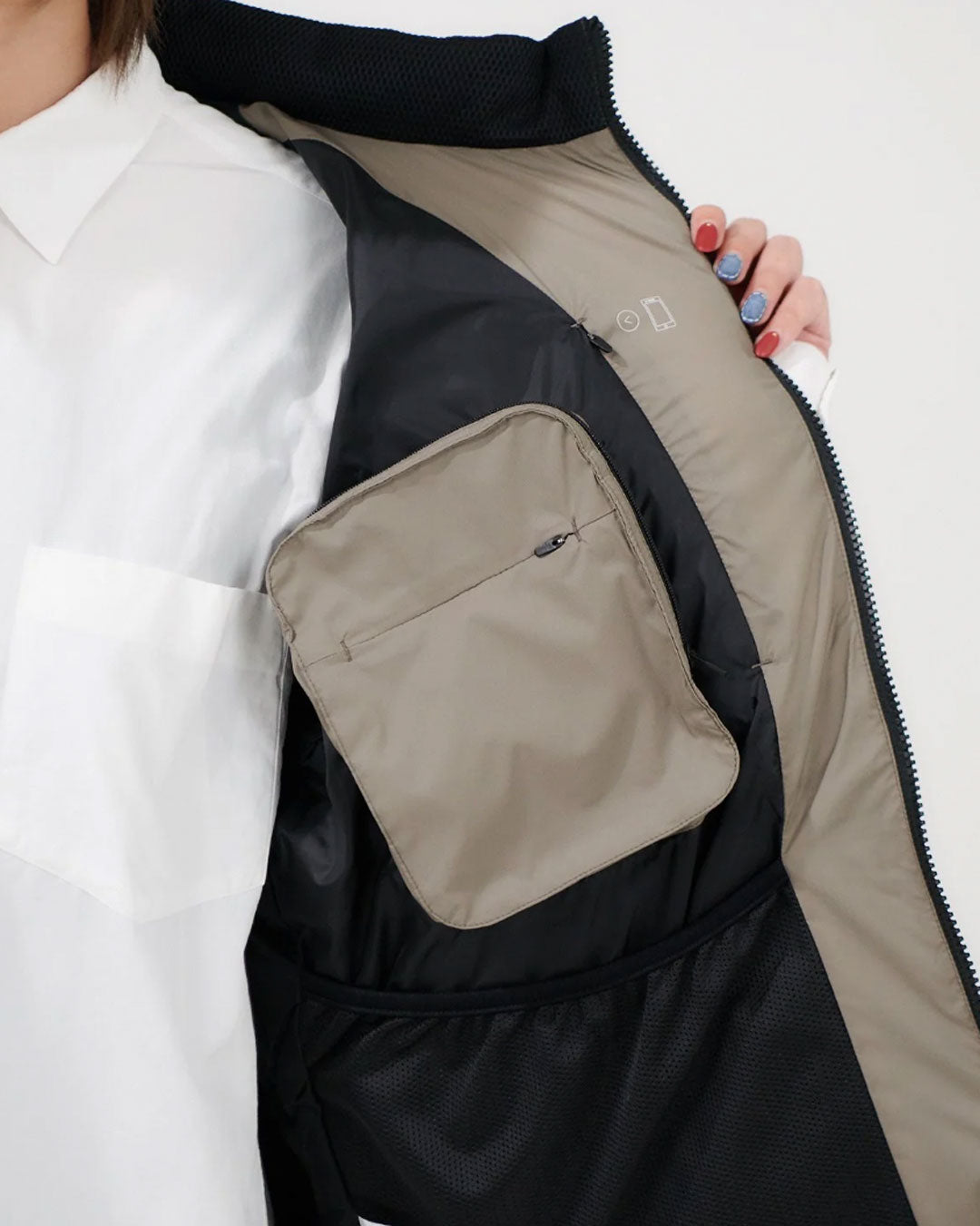 JUGEM ALLIED SHORT STAND PUFF JKT