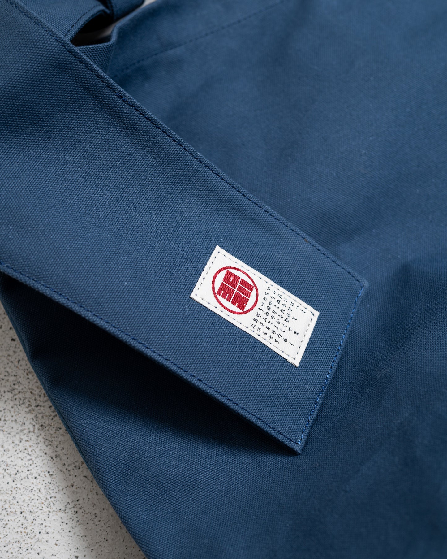 TASUKI SHOULDER "JP CANVAS IVORY AND NAVY" NO.0