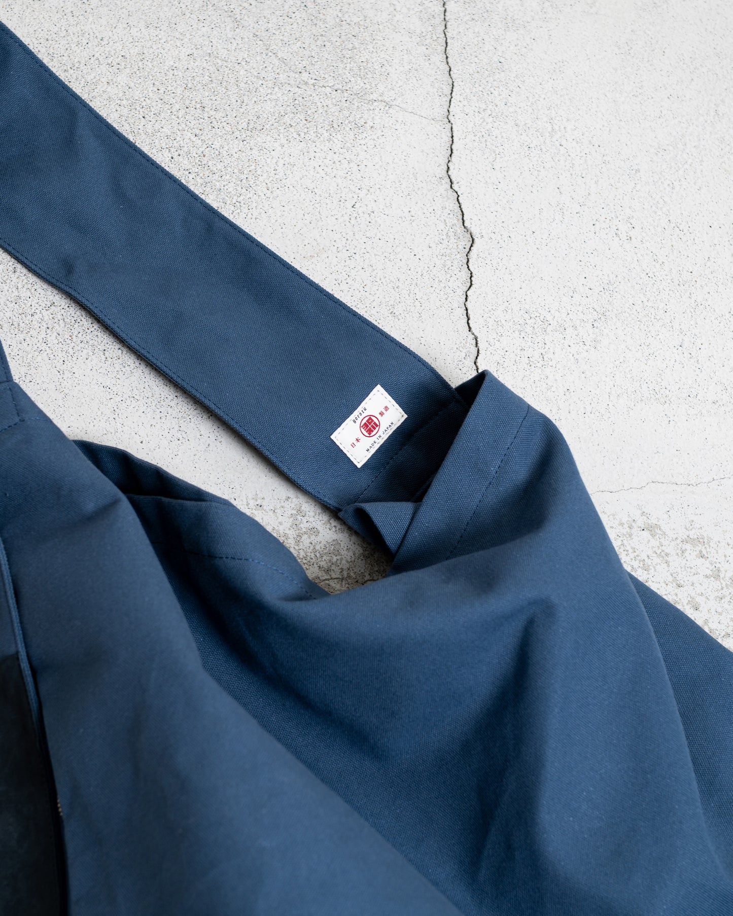 TASUKI SHOULDER "JP CANVAS IVORY AND NAVY" NO.0