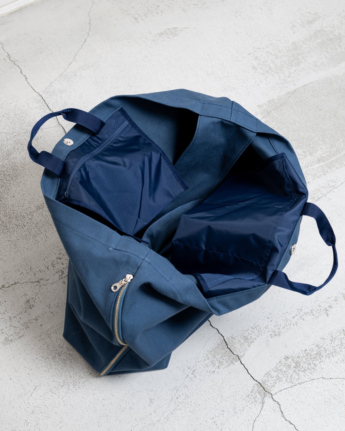 TASUKI SHOULDER "JP CANVAS IVORY AND NAVY" NO.0