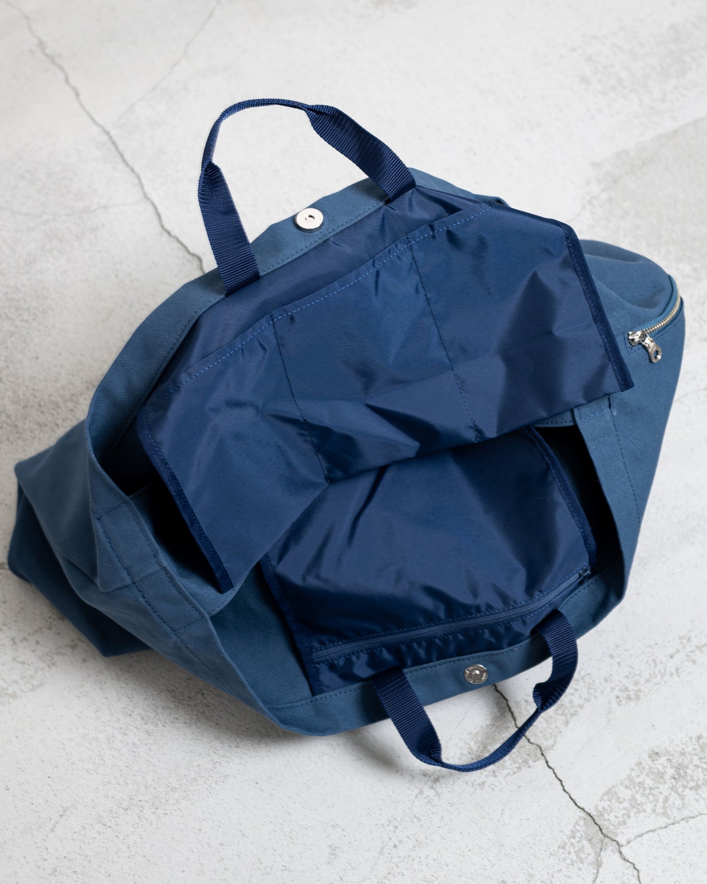 TASUKI SHOULDER "JP CANVAS IVORY AND NAVY" NO.0