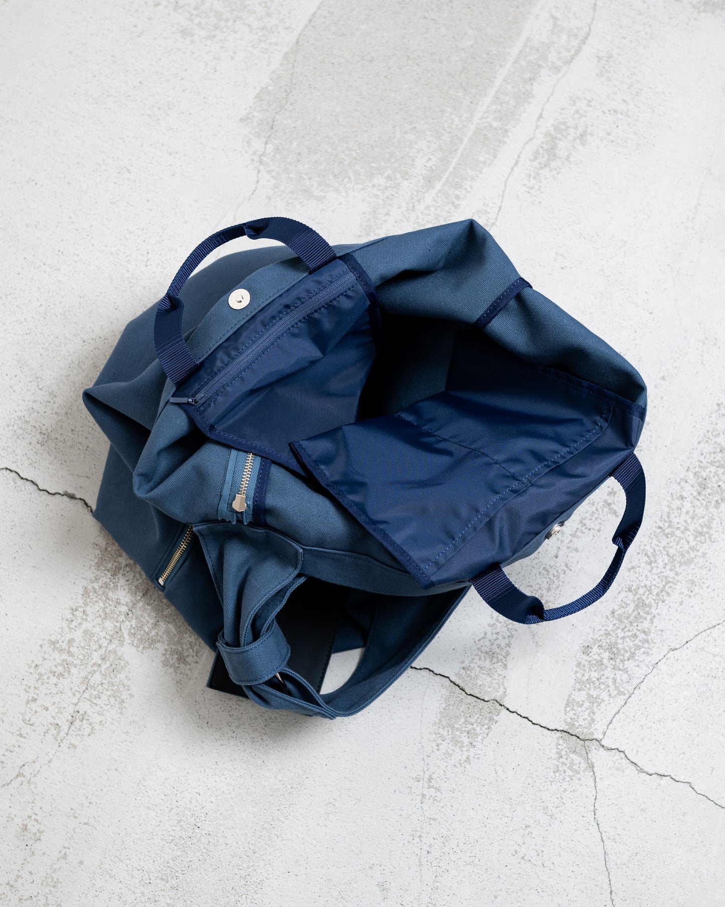 TASUKI SHOULDER "JP CANVAS IVORY AND NAVY" NO.1