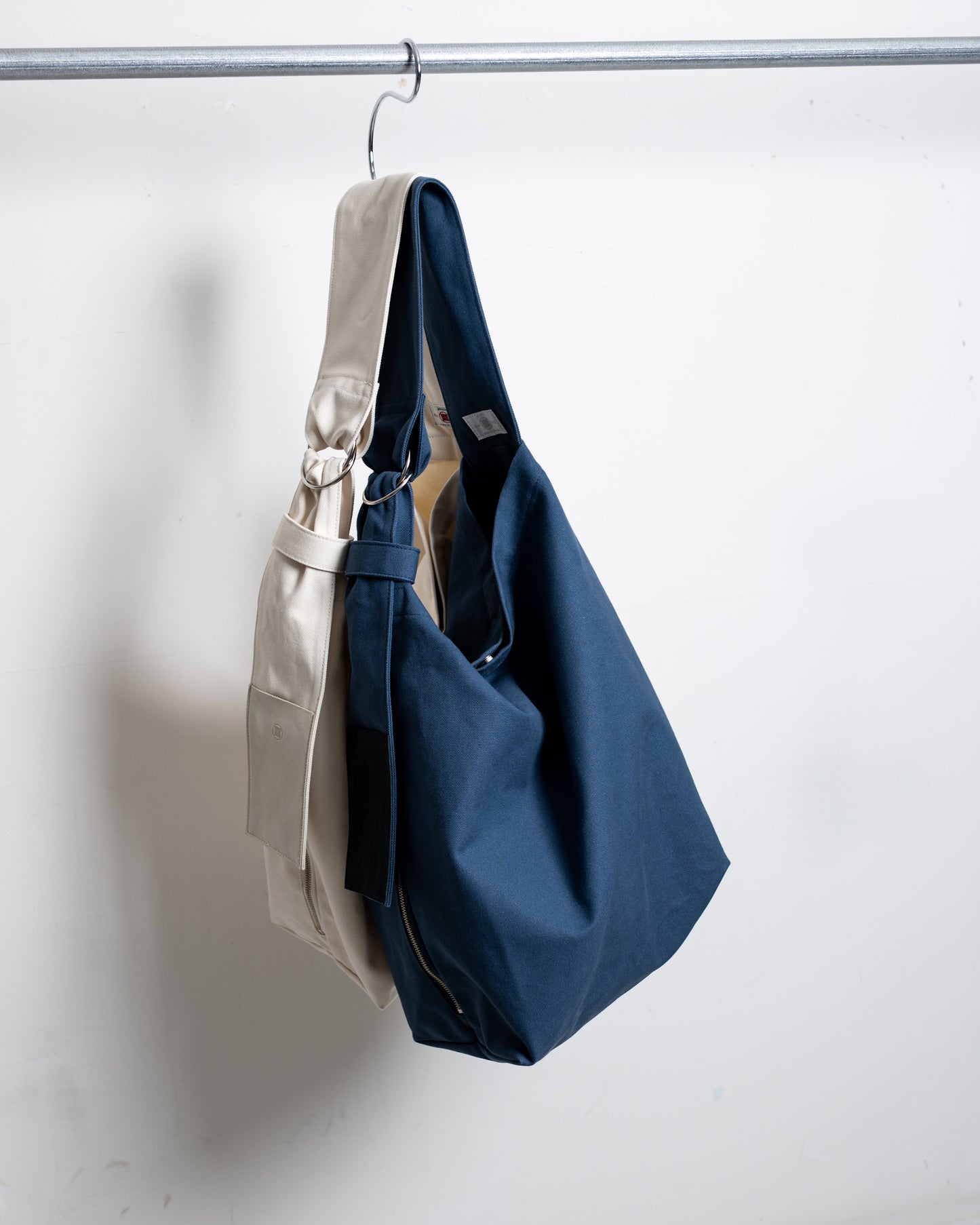 TASUKI SHOULDER "JP CANVAS IVORY AND NAVY" NO.1