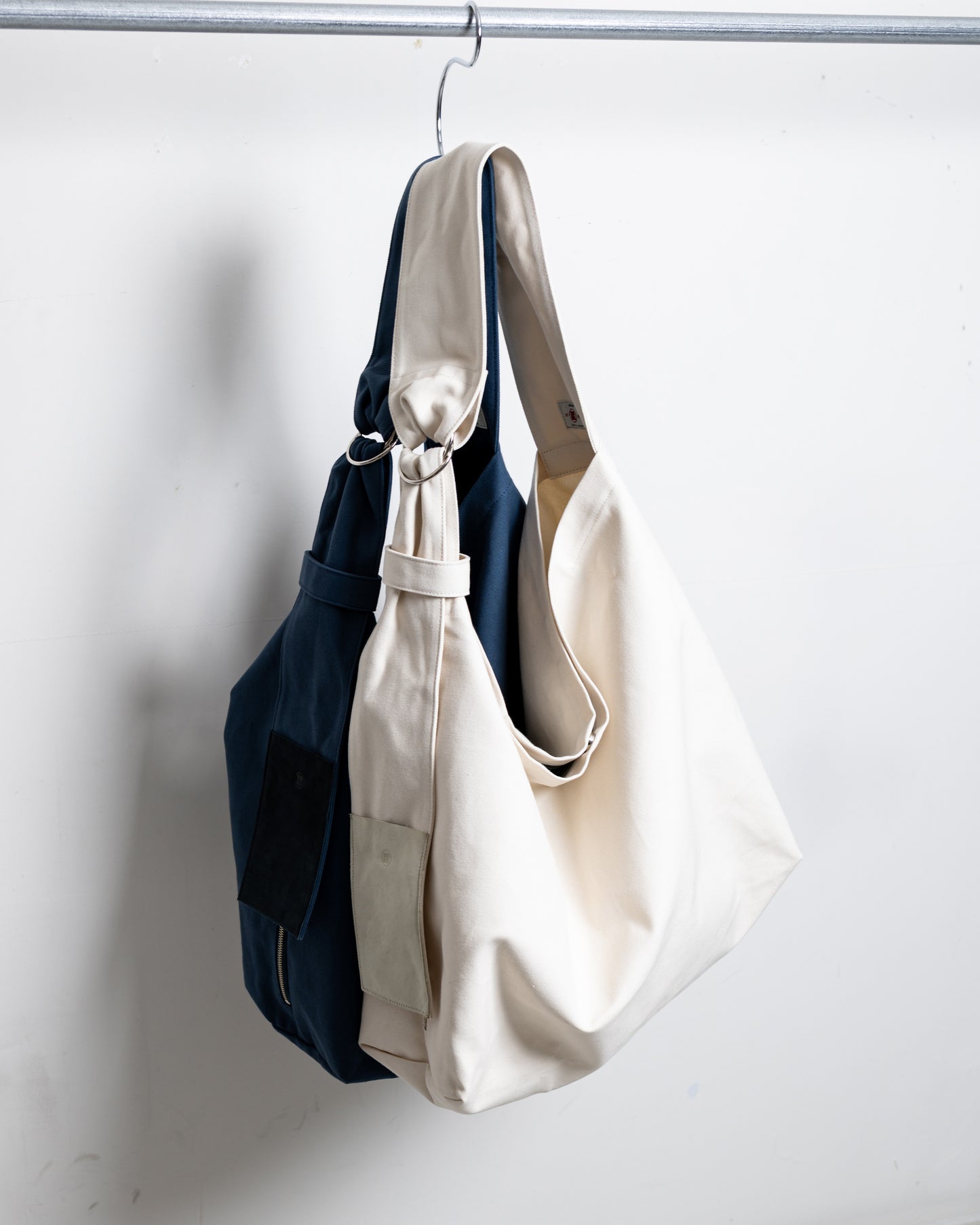 TASUKI SHOULDER "JP CANVAS IVORY AND NAVY" NO.0