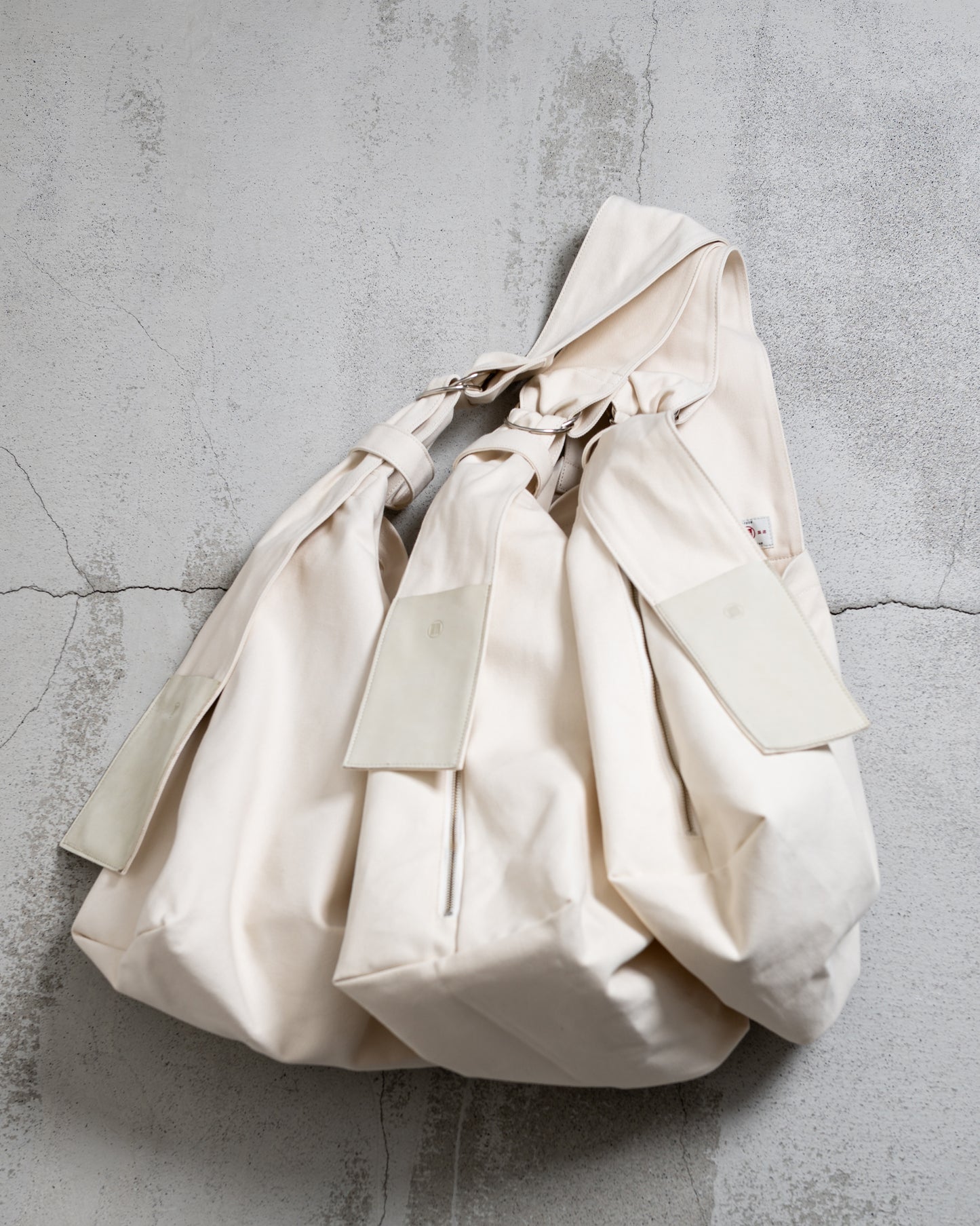 TASUKI SHOULDER "JP CANVAS IVORY AND NAVY" NO.0