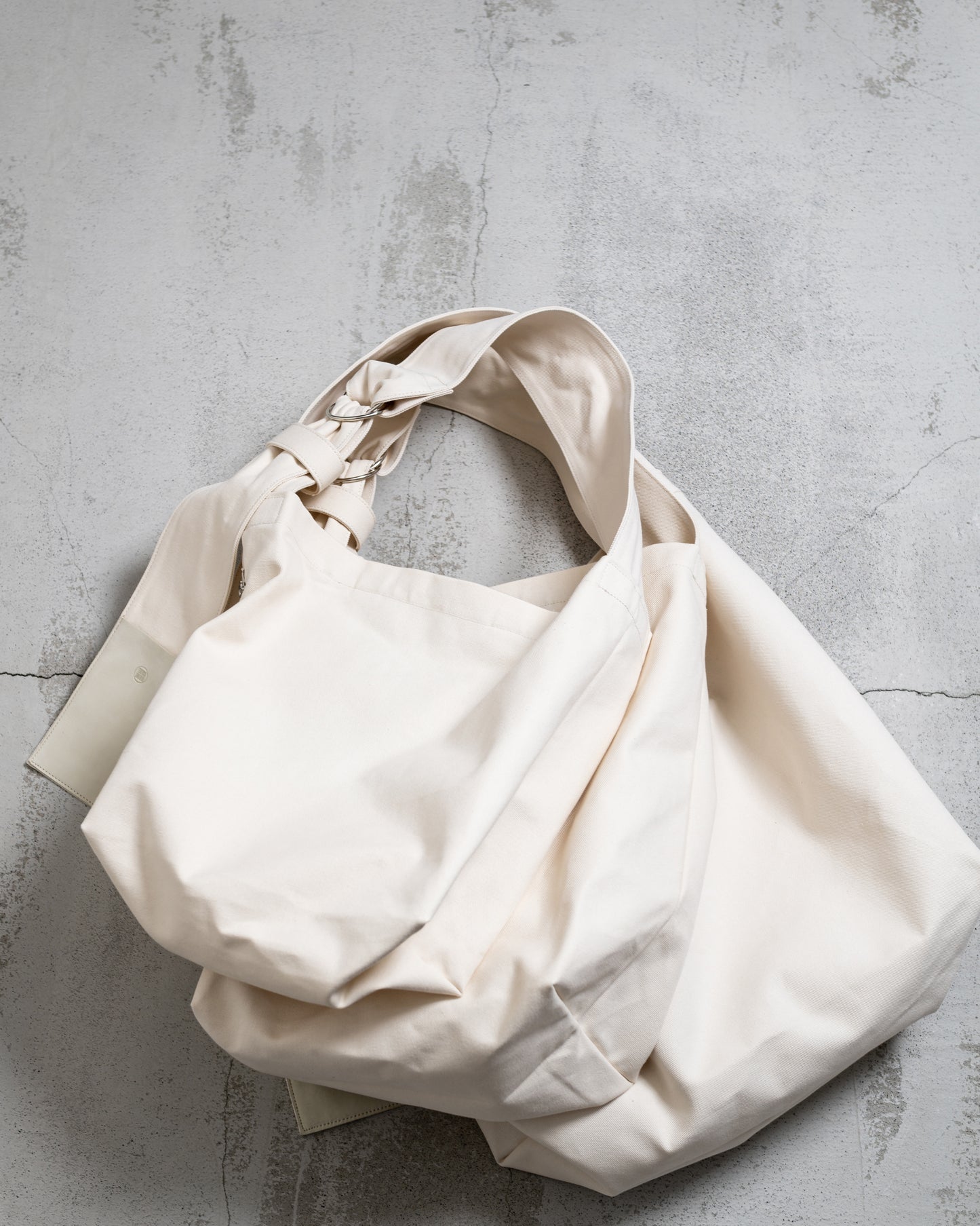 TASUKI SHOULDER "JP CANVAS IVORY AND NAVY" NO.0