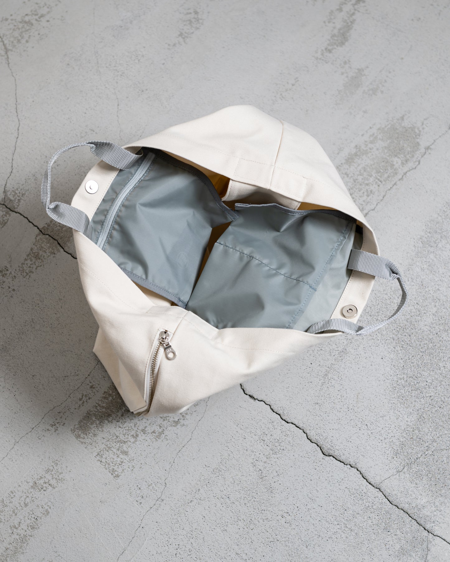 TASUKI SHOULDER "JP CANVAS IVORY AND NAVY" NO.1