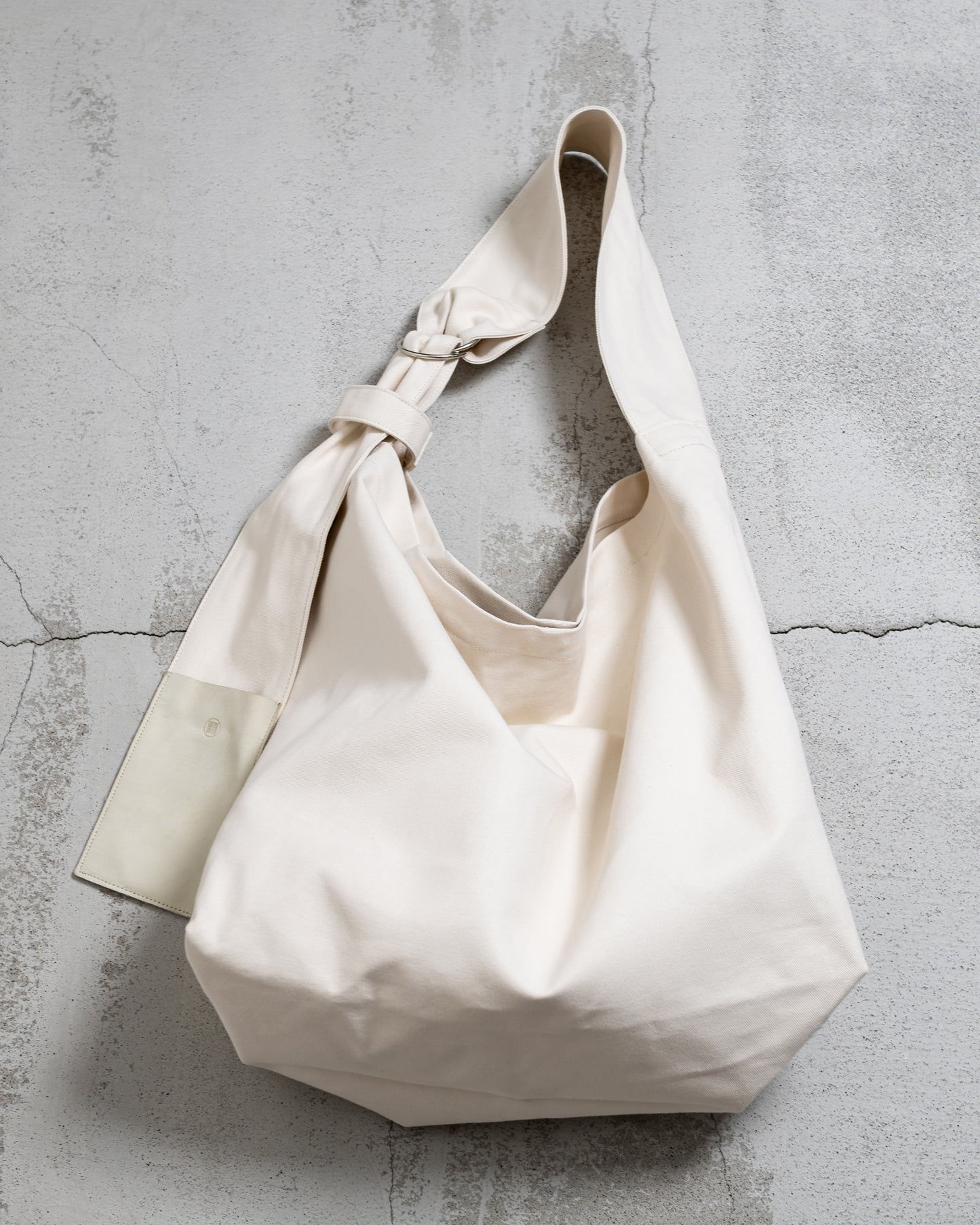 TASUKI SHOULDER "JP CANVAS IVORY AND NAVY" NO.0