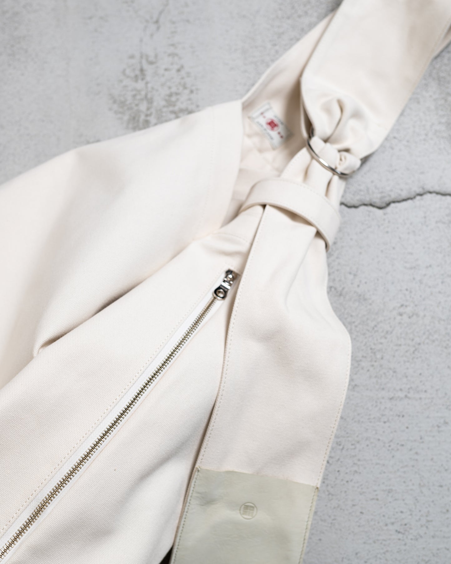 TASUKI SHOULDER "JP CANVAS IVORY AND NAVY" NO.0