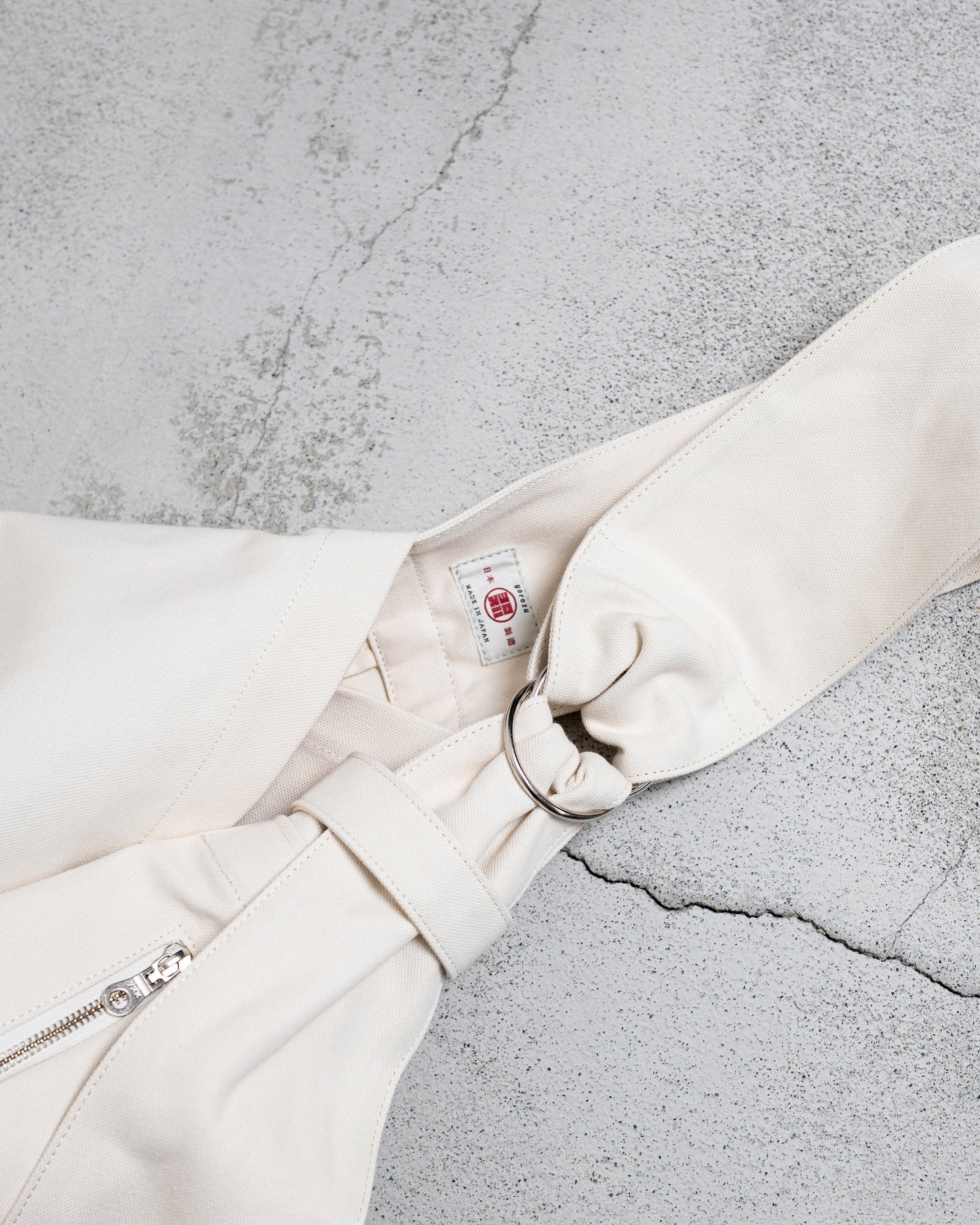 TASUKI SHOULDER "JP CANVAS IVORY AND NAVY" NO.0