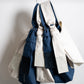 TASUKI SHOULDER "JP CANVAS IVORY AND NAVY" NO.0