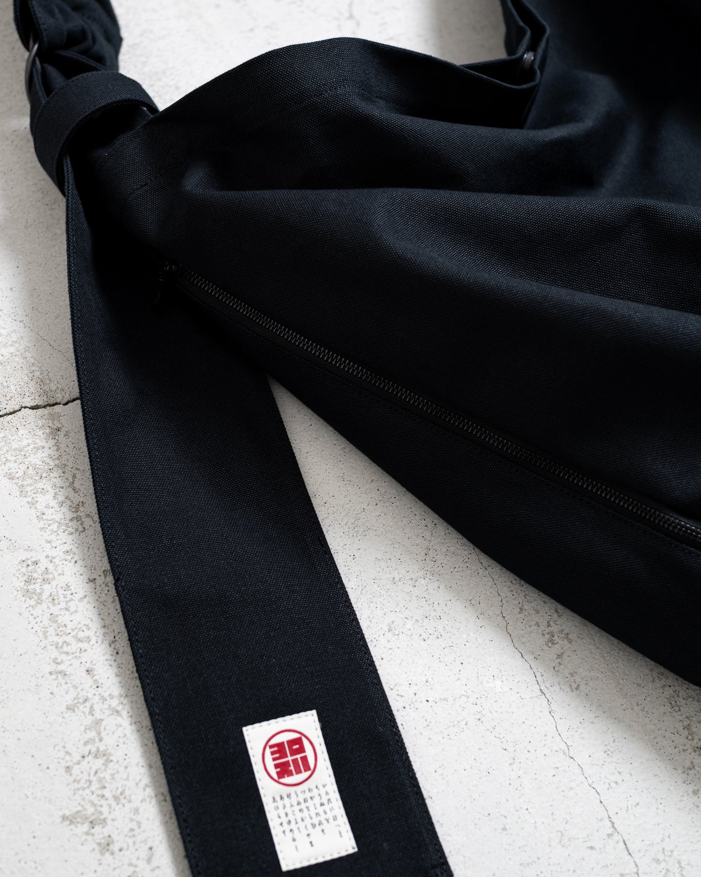 TASUKI SHOULDER "JP CANVAS IVORY AND NAVY" NO.0