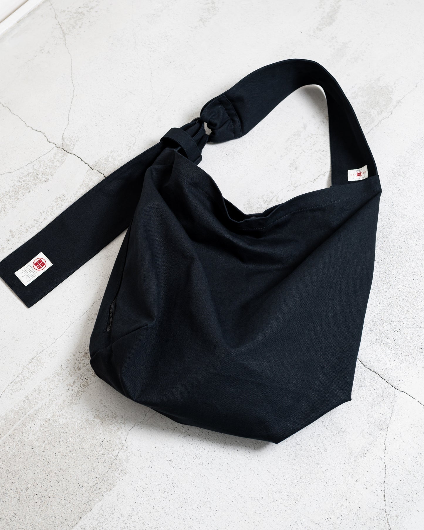 TASUKI SHOULDER "JP CANVAS IVORY AND NAVY" NO.0