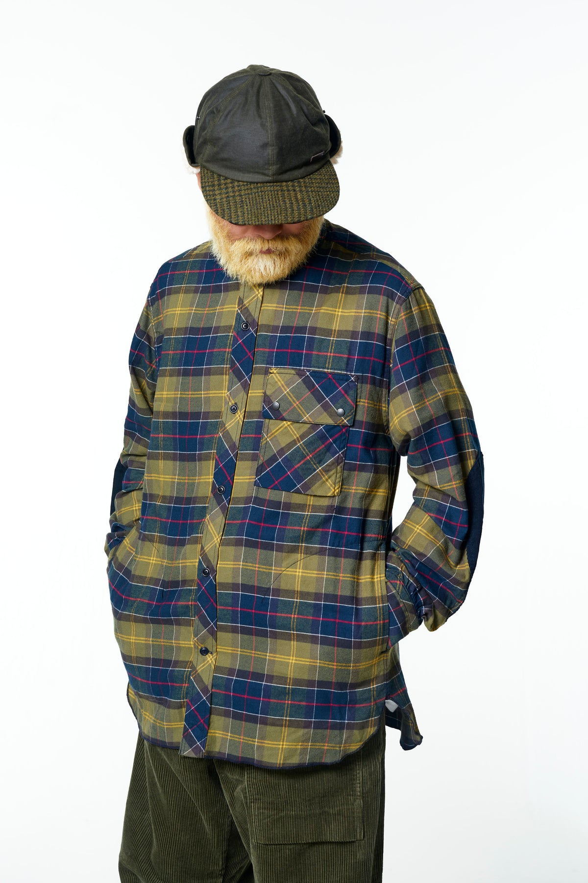 【collabolation】norbit × Barbour Checked Shirt , Tartan Shirt