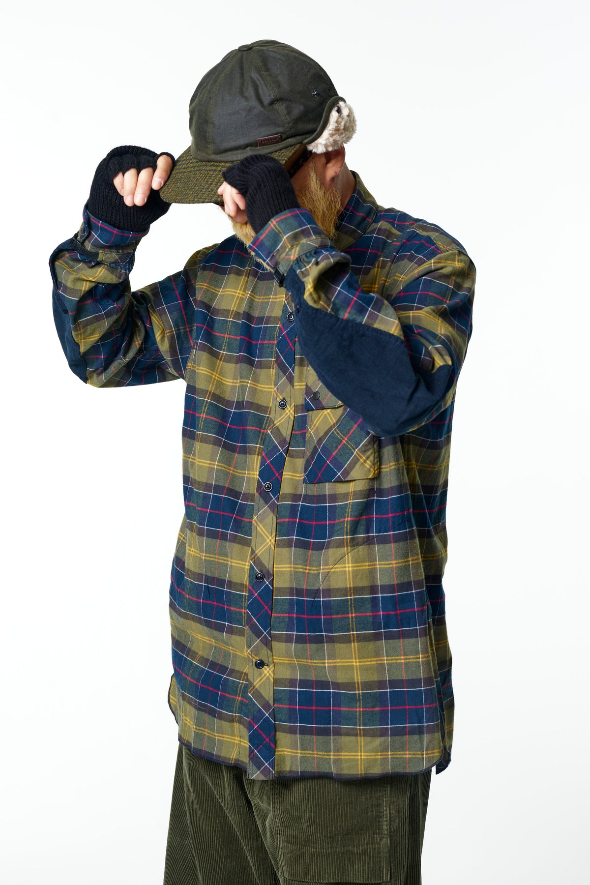 【collabolation】norbit × Barbour Checked Shirt , Tartan Shirt