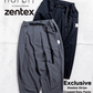 【zentex exclusive】norbit Shadow Stripe Cropped Easy Pants "zentex custom"