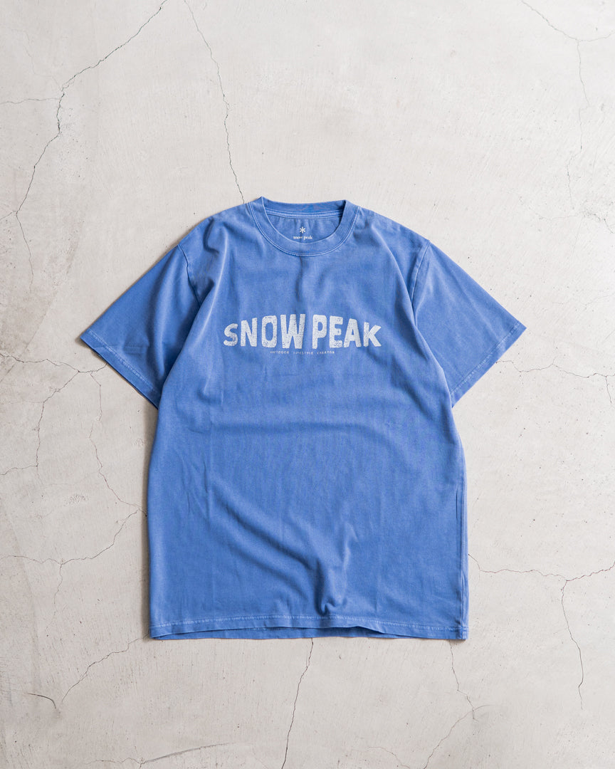 通販] snow peak(スノーピーク) Recycled Cotton Dyed T-Shirt 商品