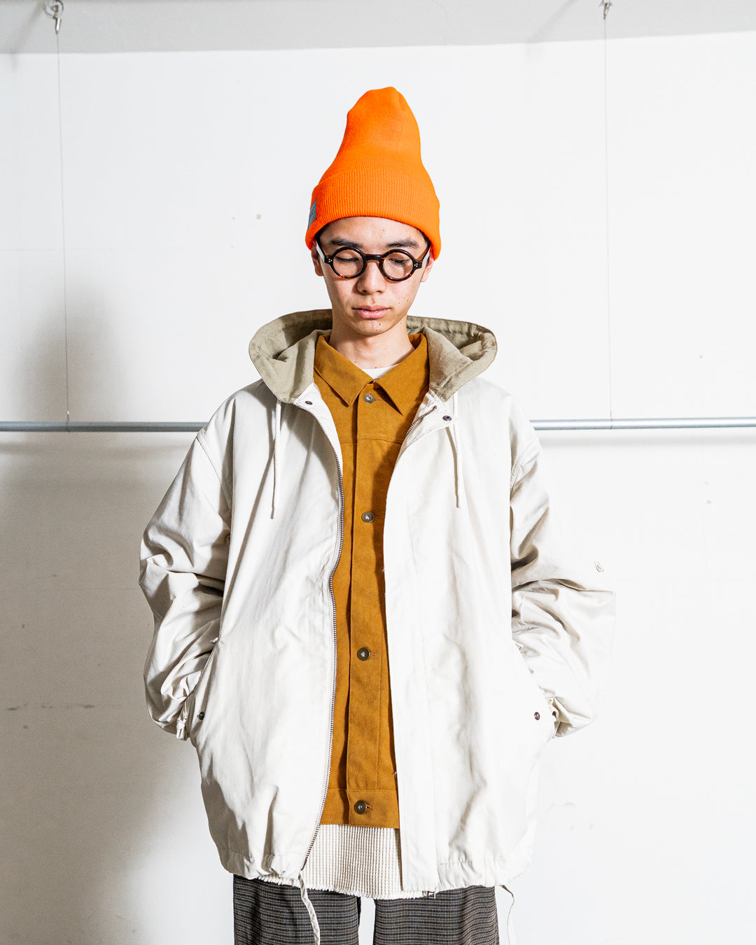 通販] Tnanamica (ナナミカ) Nylon Twill Hooded Jacket 商品ページ