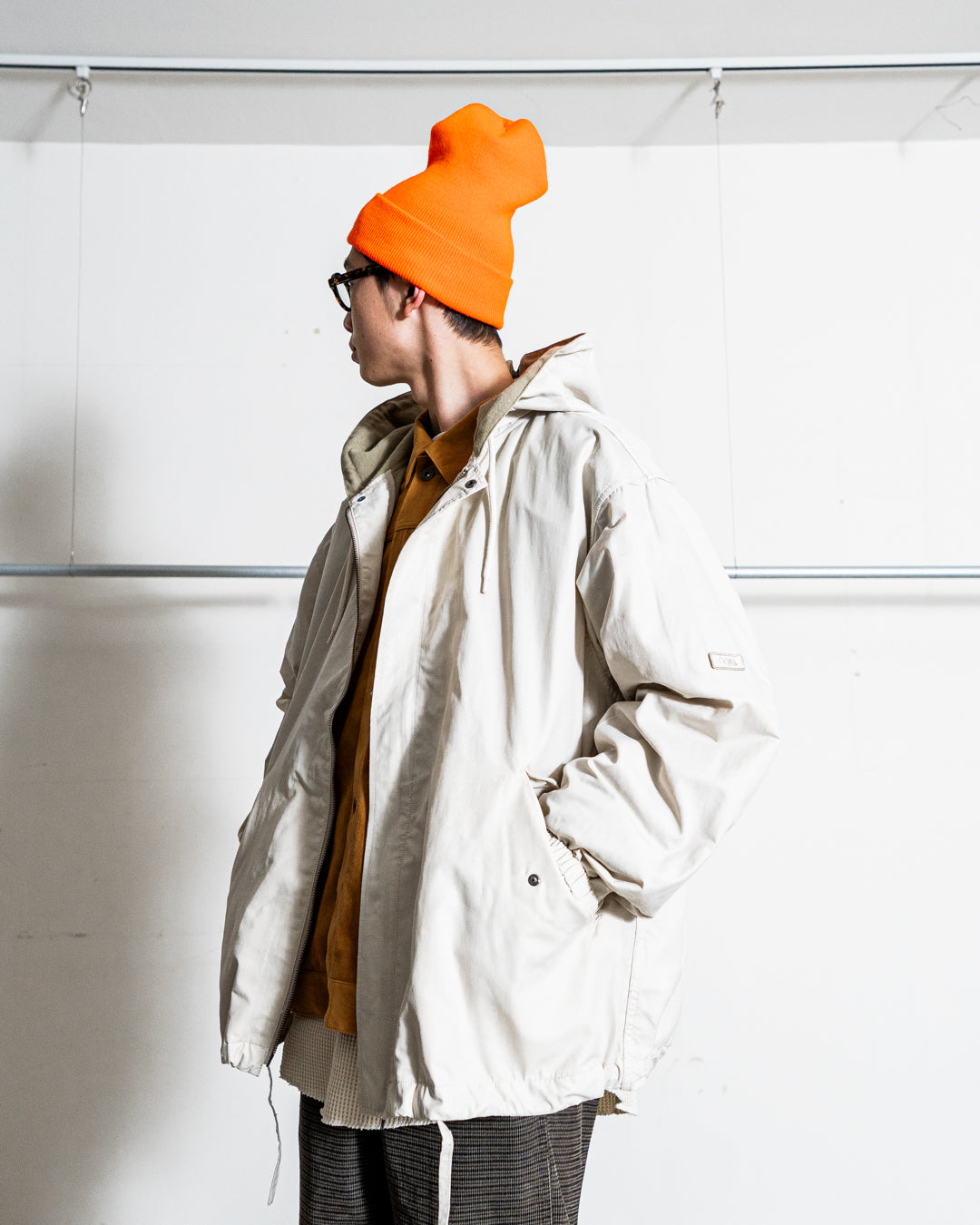 通販] Tnanamica (ナナミカ) Nylon Twill Hooded Jacket 商品ページ