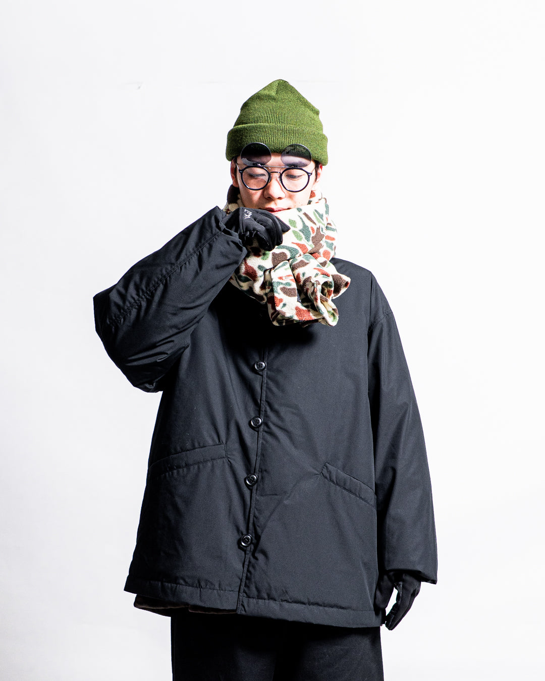 nanamica Down Cardigan