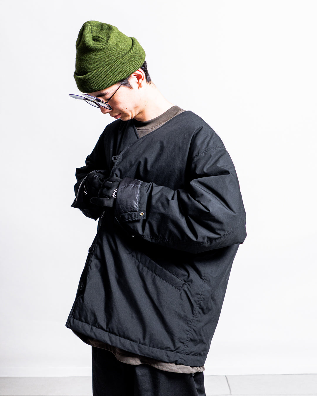 nanamica Down Cardigan