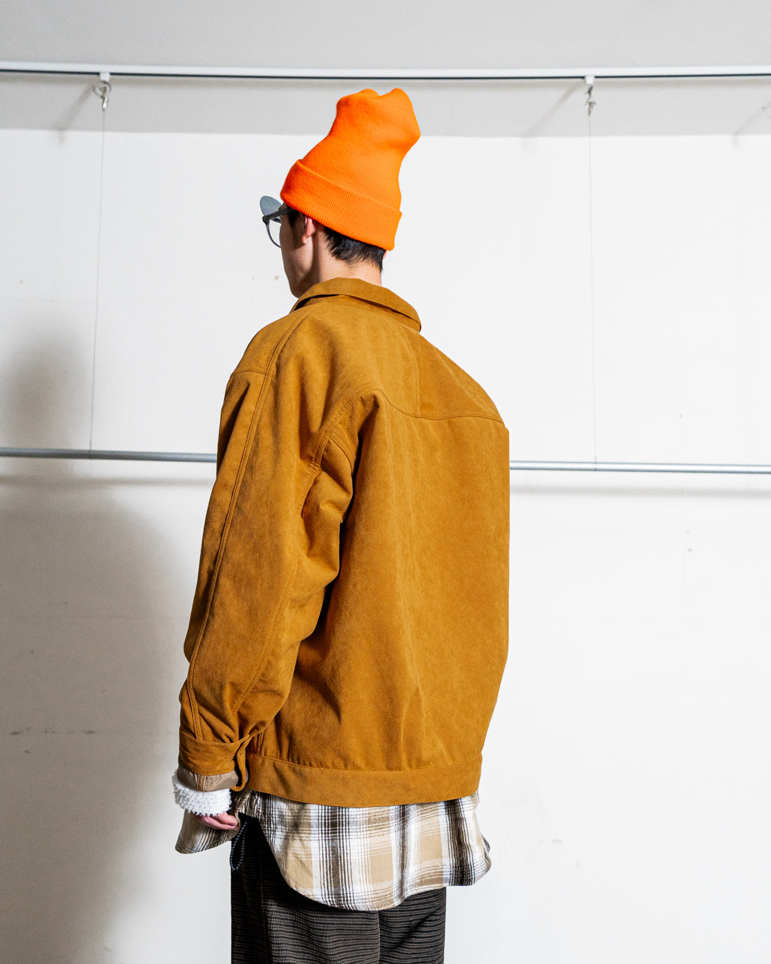 nanamica Synthetic Leather Short Jacket