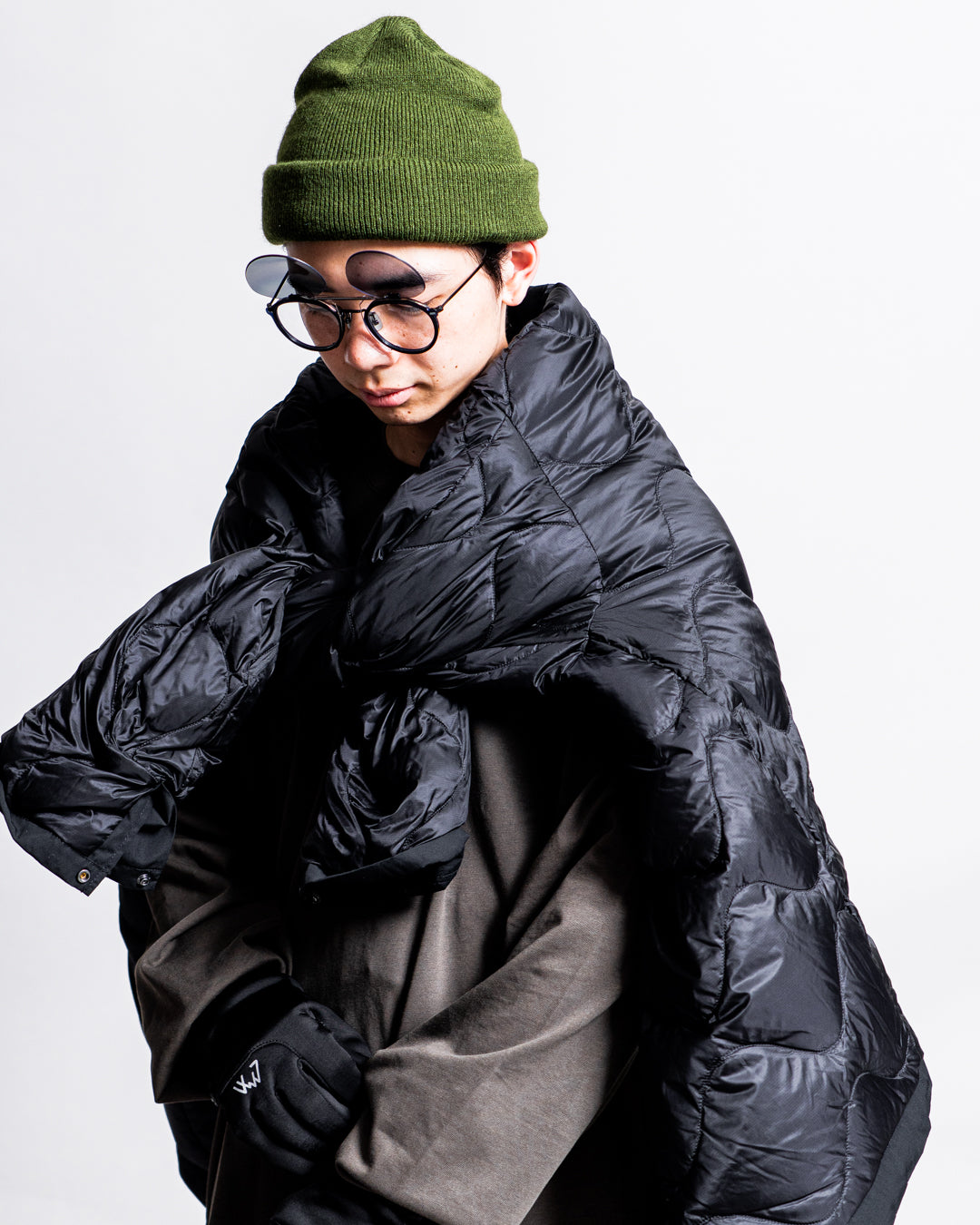 nanamica Down Cardigan