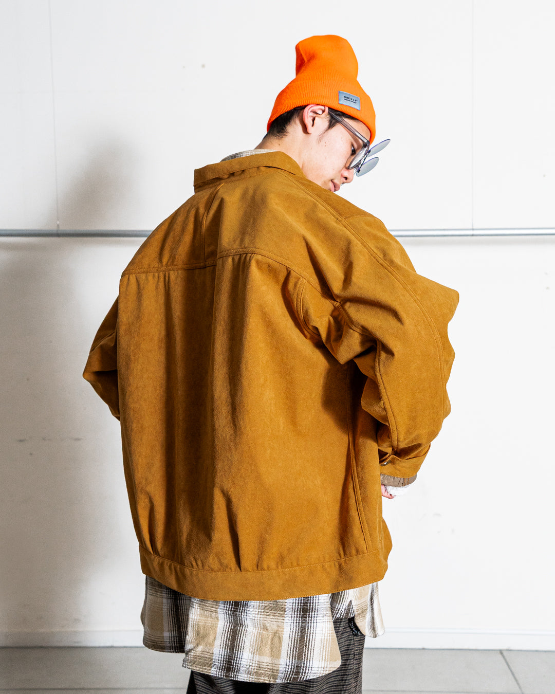 nanamica Synthetic Leather Short Jacket