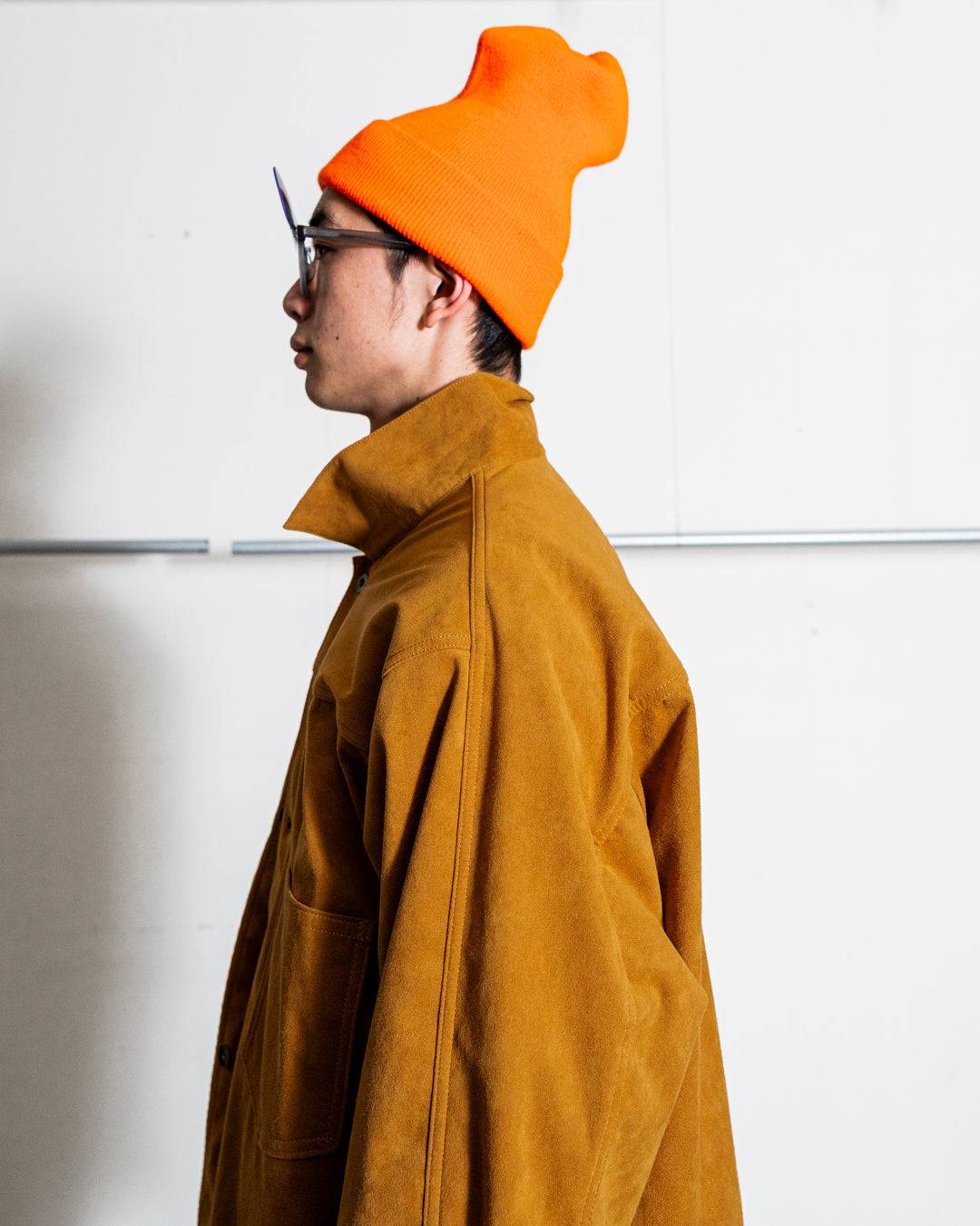 nanamica Synthetic Leather Short Jacket