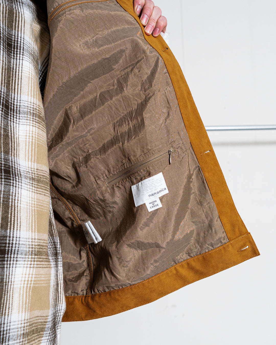 nanamica Synthetic Leather Short Jacket