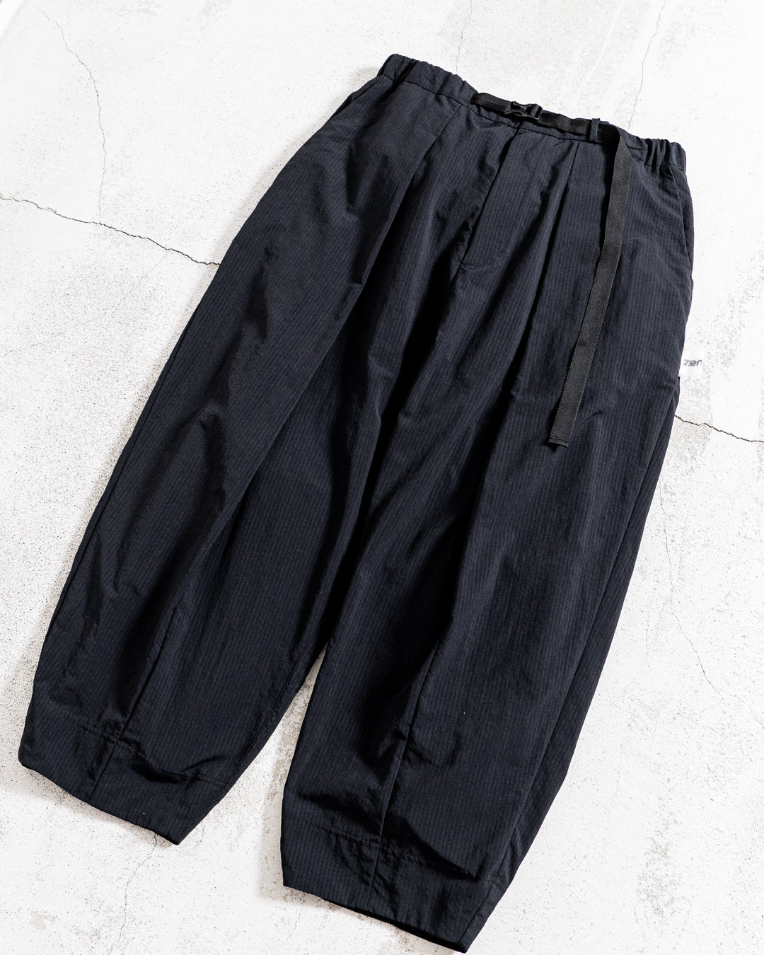 【zentex exclusive】norbit Shadow Stripe Cropped Easy Pants "zentex custom"