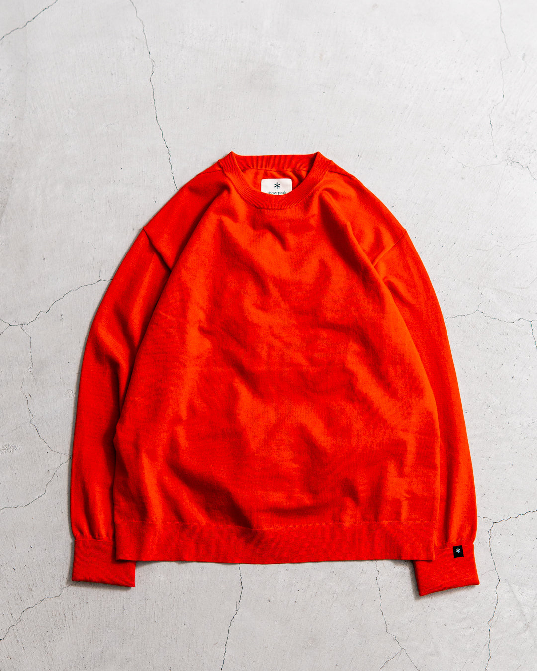snow peak Washable Wool Crewneck Knit